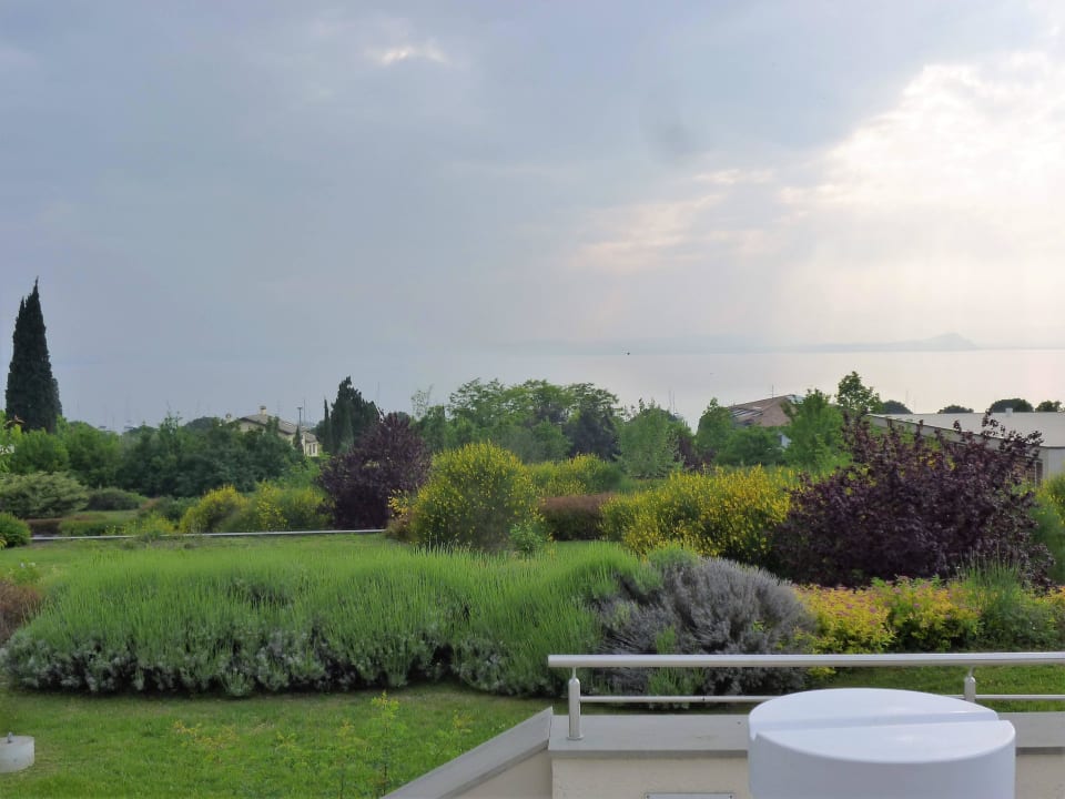 Ausblick von der Barterrasse Parc Hotel Germano Suites