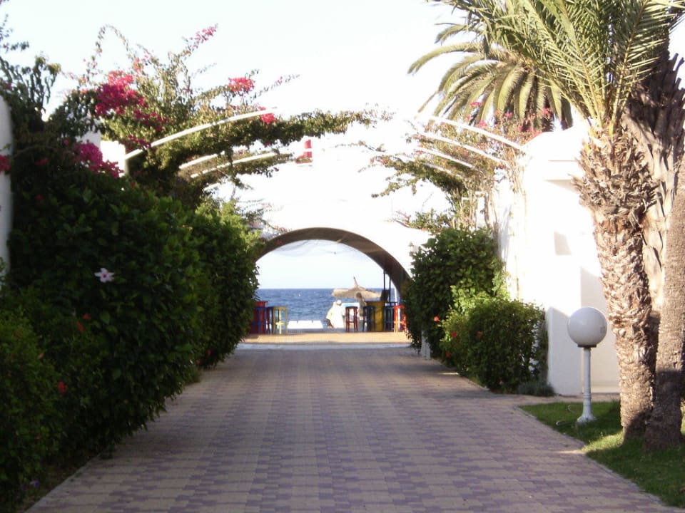 Der Weg zum Strand El Mouradi Club Kantaoui