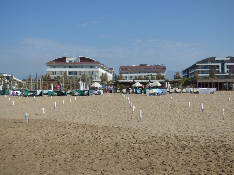 Blick vom Strand auf das Hotel Sentido Trendy Verbena Beach