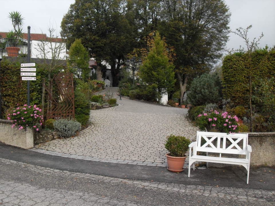 Aufgang zum Restaurant Hotel Altes Kurhaus