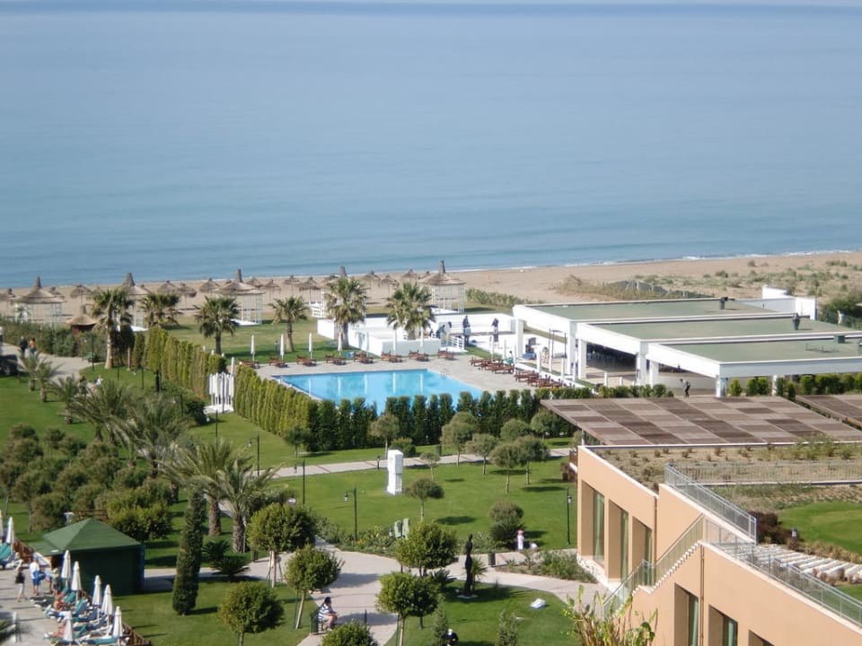 Von oben auf den Adult-Bereich Voyage Belek Golf & Spa
