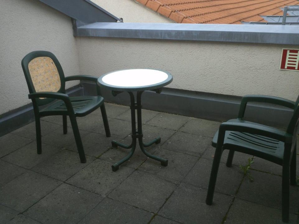 Balkon vom Zimmer 403 H+ Hotel Limes Thermen Aalen