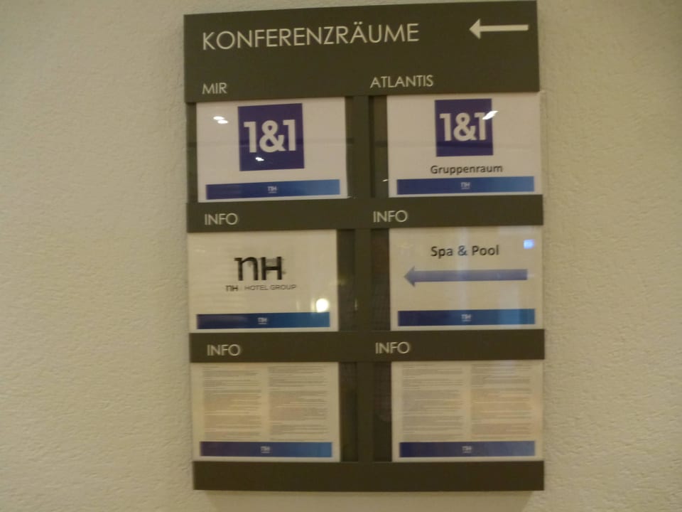 Viele Firmen tagen im Hotel NH Frankfurt Airport West