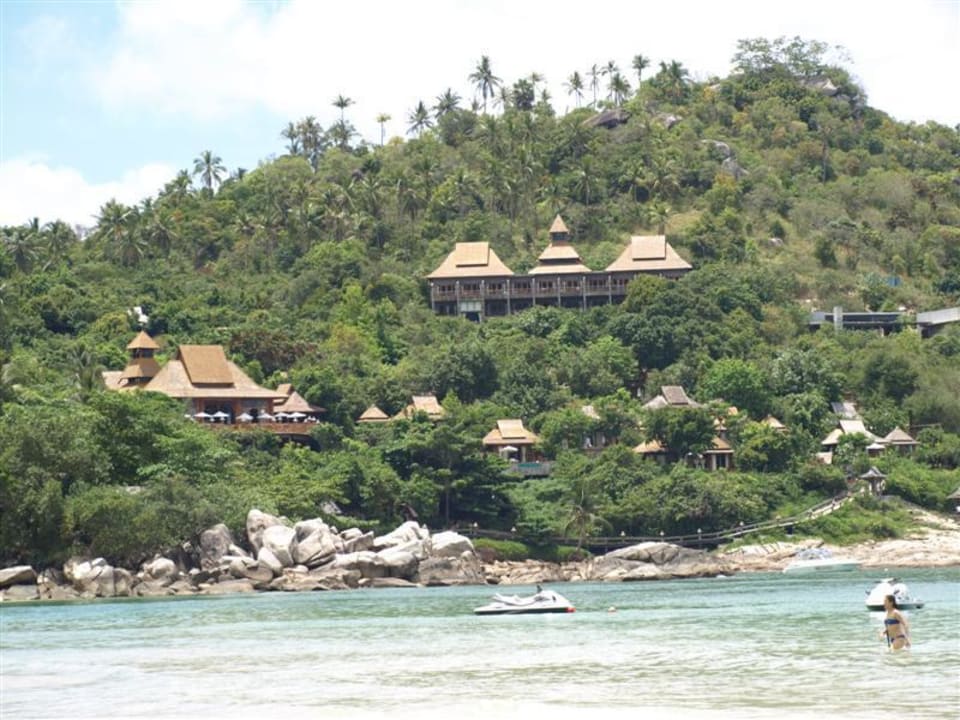 Ausblick vom Meer Santhiya Koh Phangan Resort & Spa