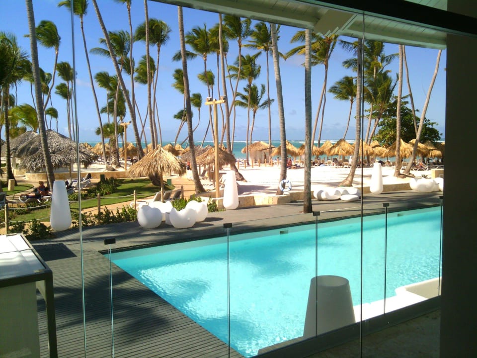 Abschiedsblick aus dem Lobby-Bereich  Meliá Caribe Beach Resort-All Inclusive