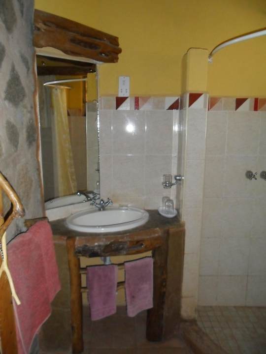 Badezimmer Rhino Valley Lodge