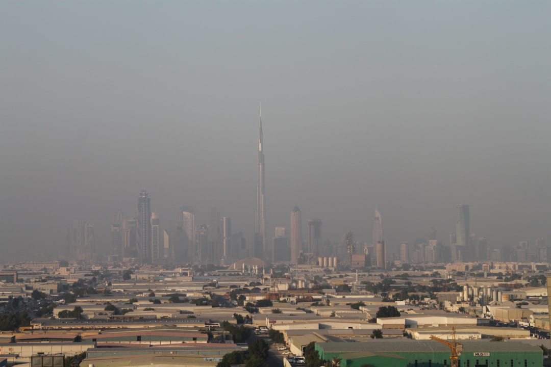 Ausblick vom Zimmer auf Burj Kalifa Citymax Hotel Al Barsha