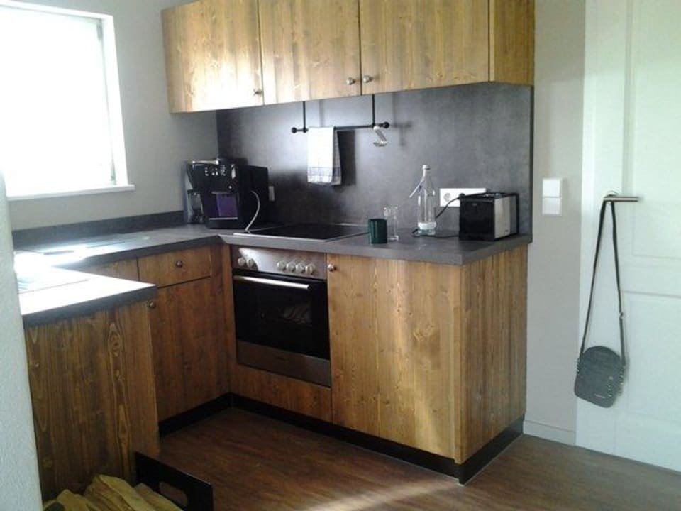 Küchenecke in der Lodge Torfhaus Harzresort