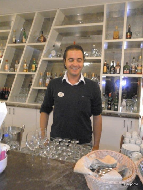 Chefbarkeeper Fatih an der Lobbybar Side Prenses Resort & Spa