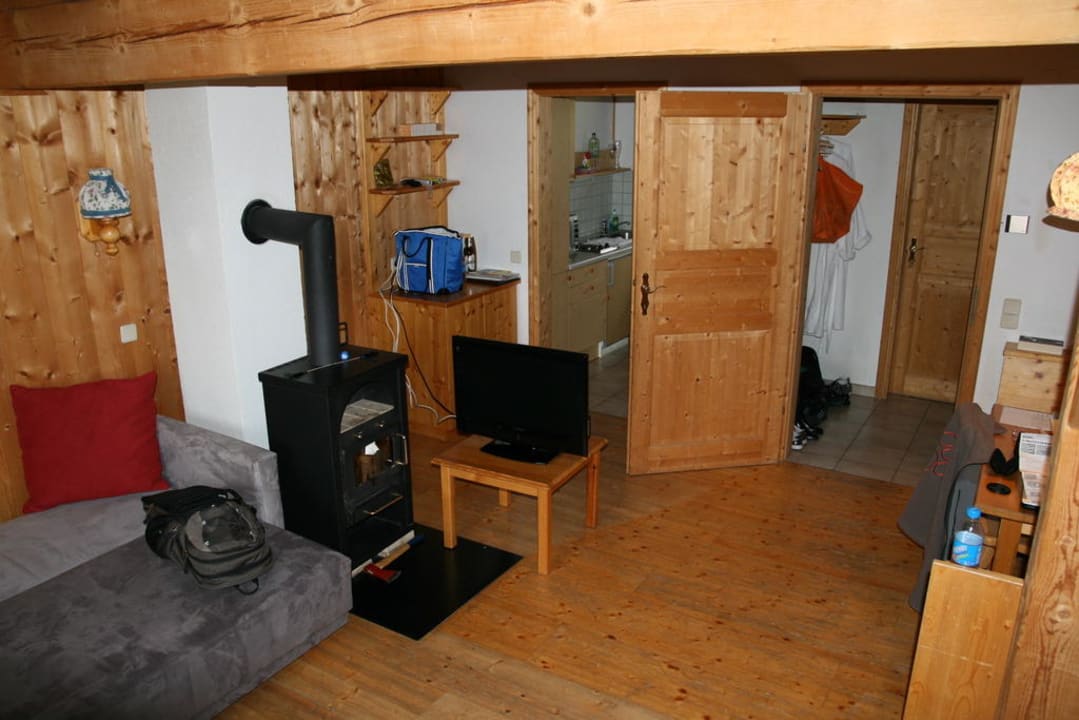 Das Wohnzimmer mit Küche Mountain Resort Feuerberg