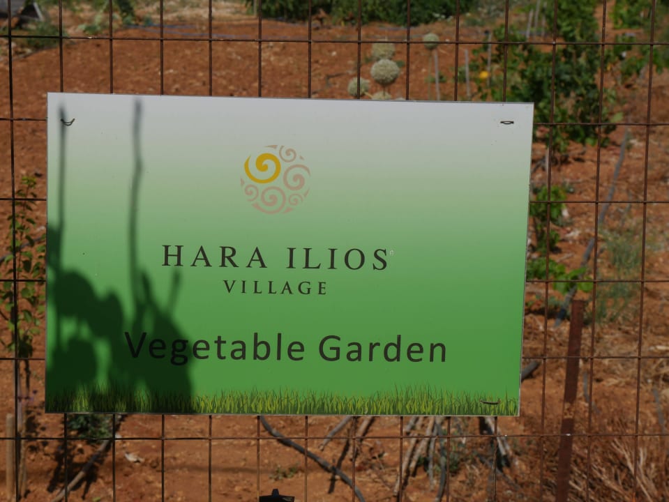 Eigener Gemüsegarten Hotel Hara Ilios Village