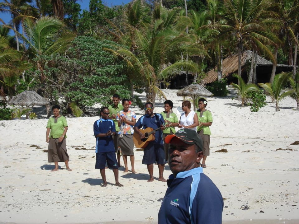 Begrüssungsserenda Hotel Matamanoa Island Resort