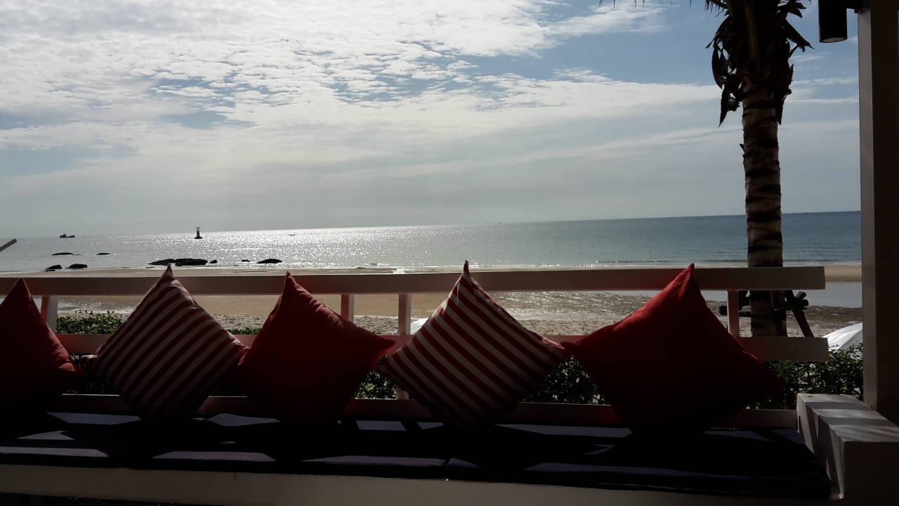Blick vom Frühstück Laksasubha Hua Hin