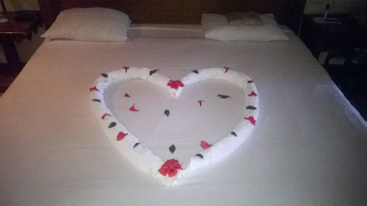 Eines Abends unser Bett Grand Makadi