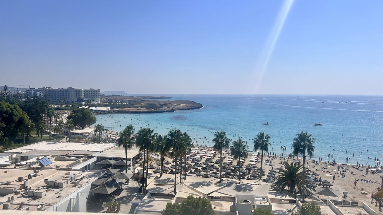 Ausblick Hotel Vassos Nissi Plage
