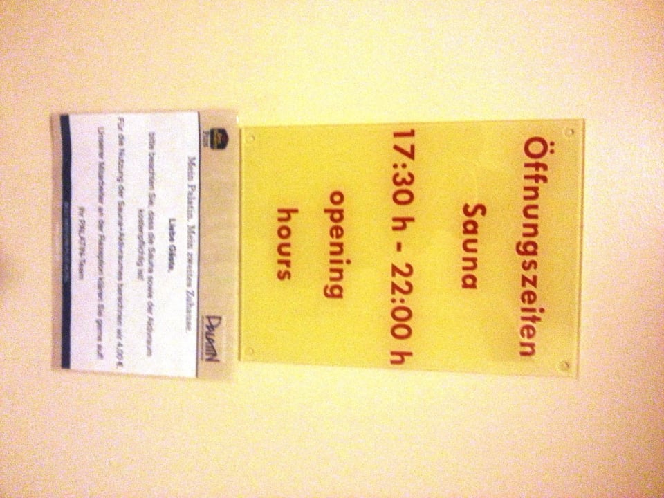 Saunazeiten Best Western Plus Palatin Kongresshotel