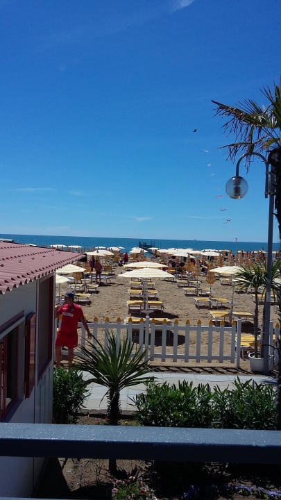 Aussicht von der Poolanlage Hotel Adlon