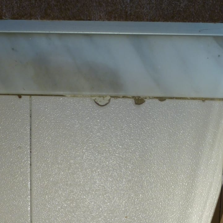 Dreckige Fugen im Bad und Schimmel Hotel El Mouradi Palm Marina