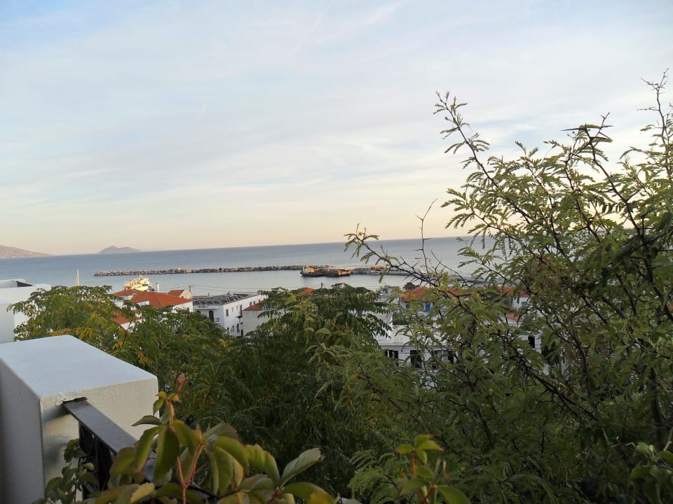 Blick auf Ormos Apartments Kallisto