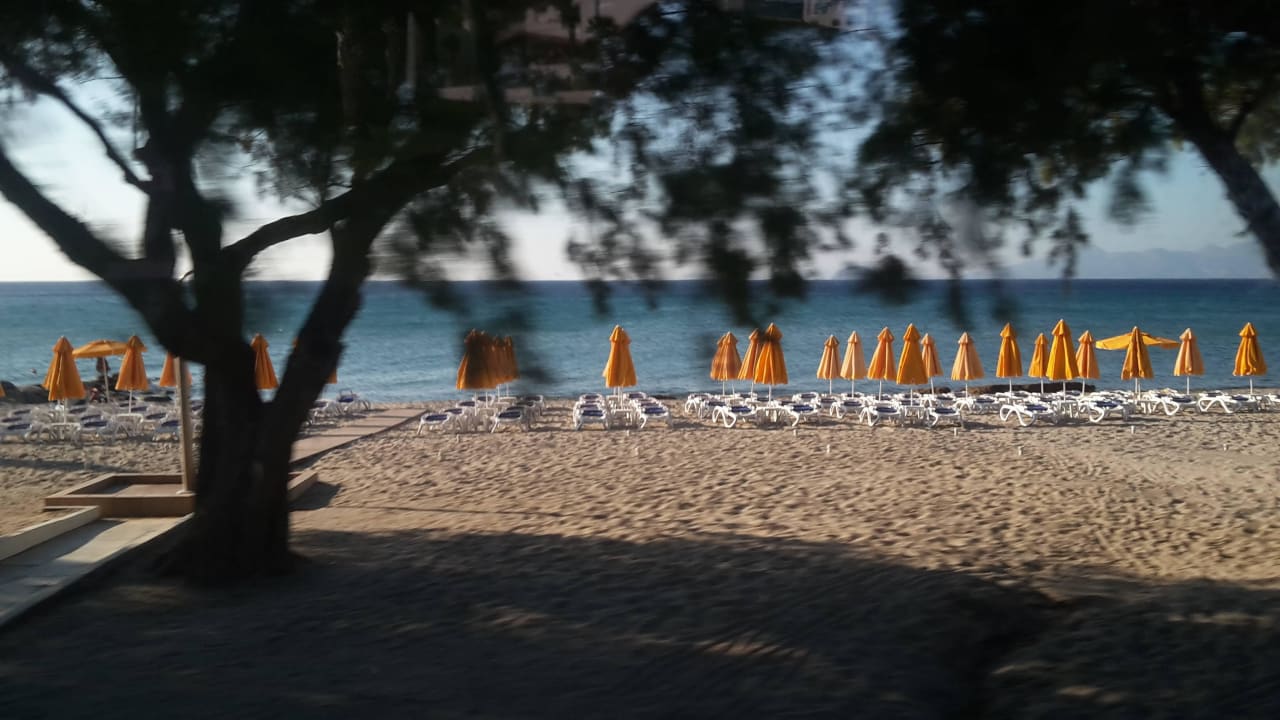 Abendlicher Strand Lagas Aegean Village