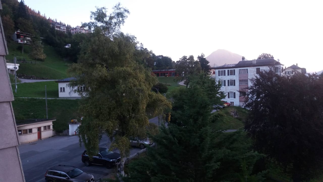 Blick aus dem Fenster Mercure Classic Hotel Leysin