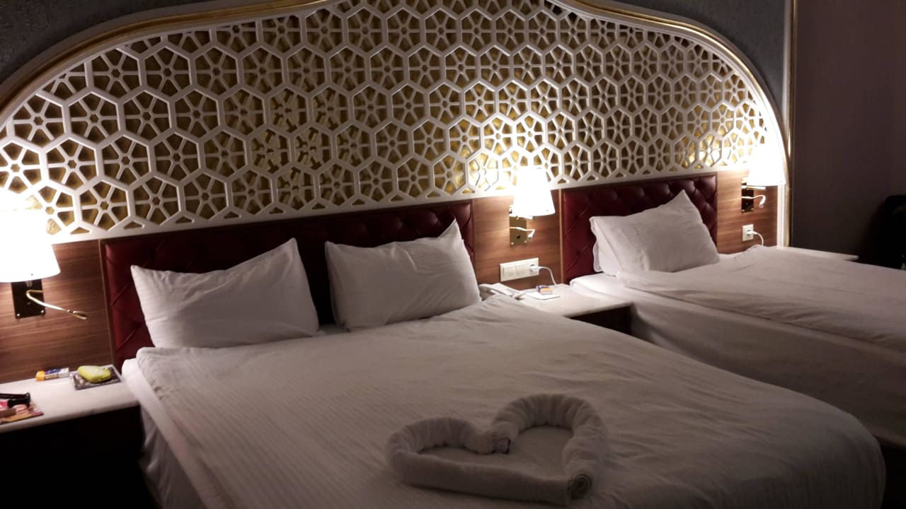 Unser Doppelzimmer  Royal Taj Mahal Hotel