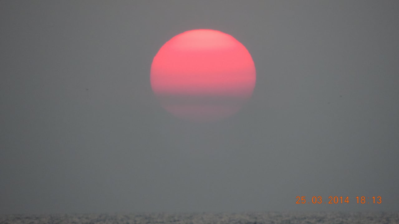Sonnenuntergang Hotel Club Bentota