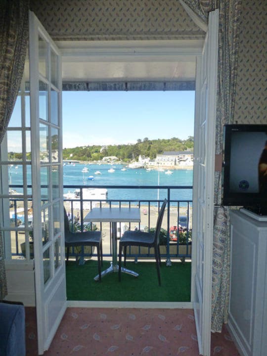 Blick aus dem Zimmer Hotel Le Goyen