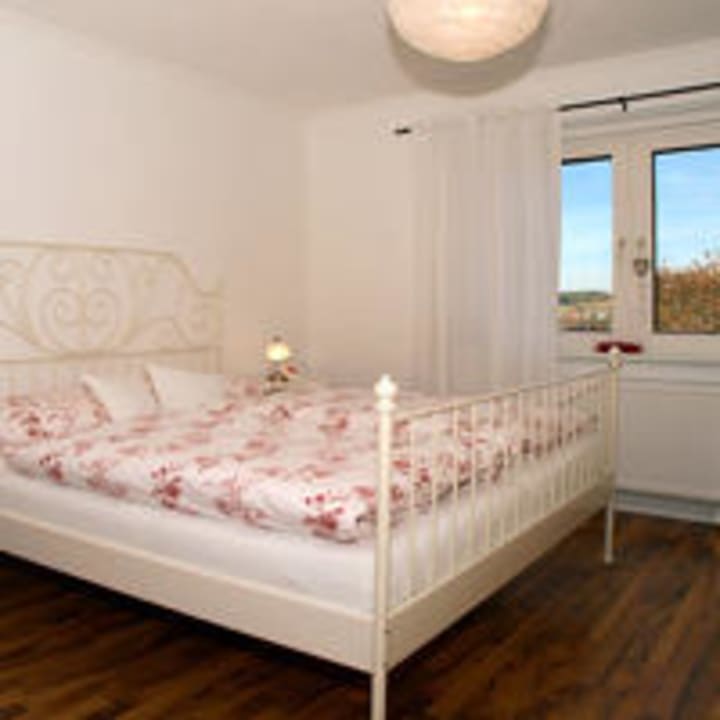 Schlafzimmer Ferienwohnung Glückseelig
