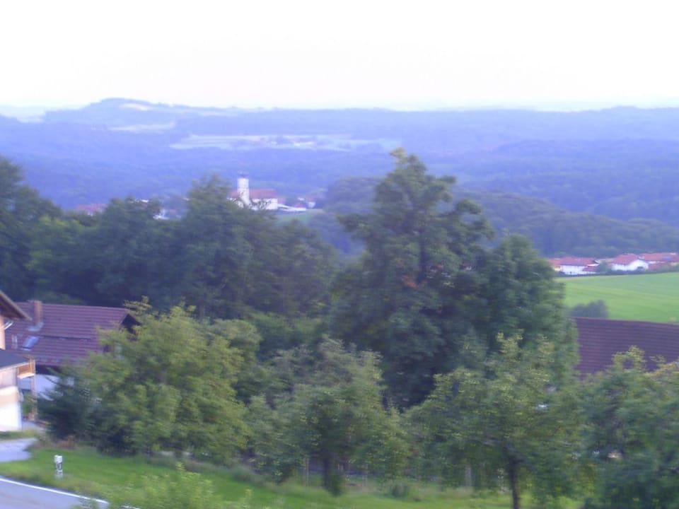 Ausblick v. der Terrasse Thula Wellnesshotel Bayerischer Wald