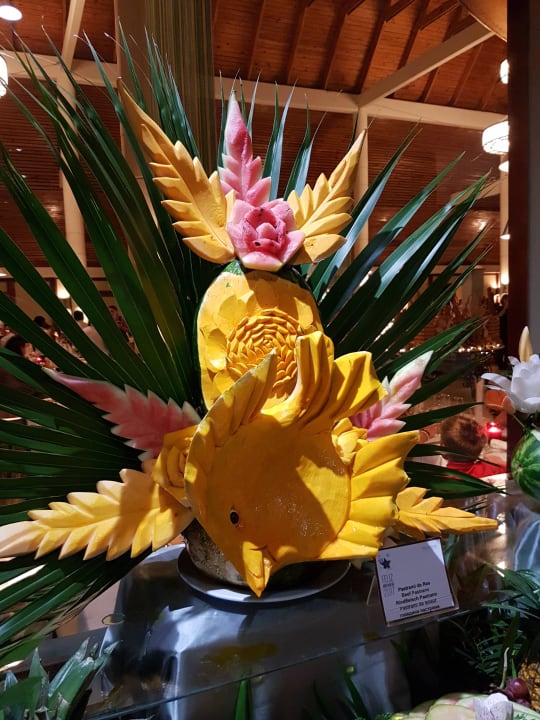 Deko aus Obst Grand Palladium Select Bávaro Resort & Spa