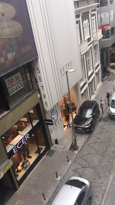 Ausblick aus dem Fenster Hotel Fatih Istanbul