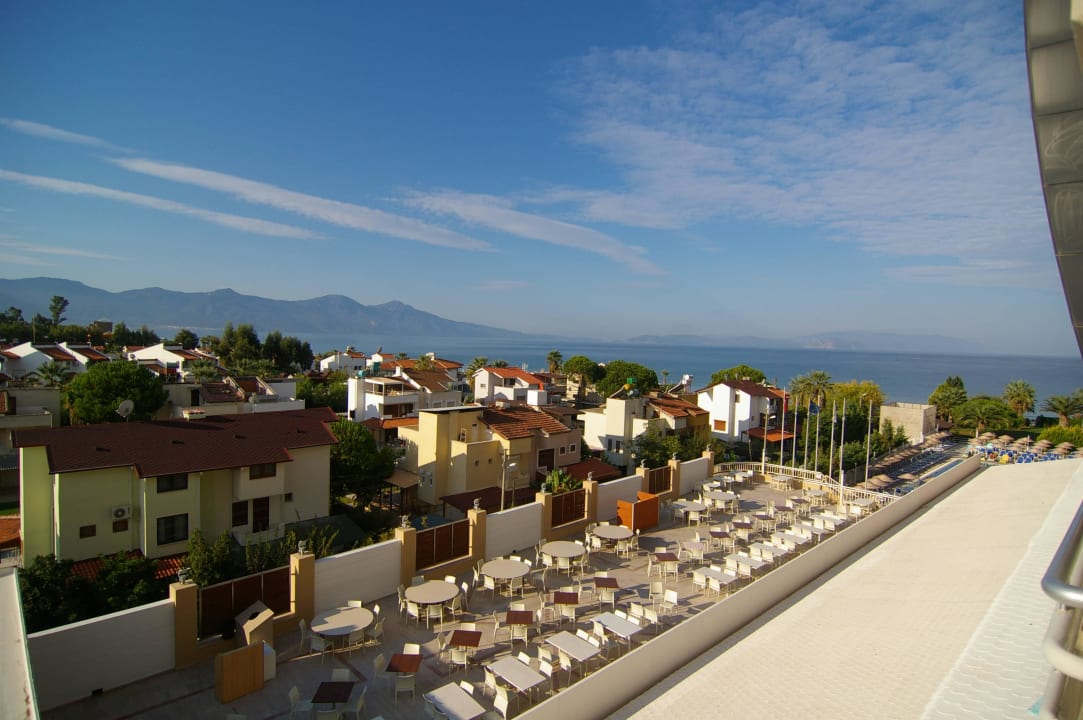 Blick aus dem Fenster in Richtung Meer Hotel Ephesia