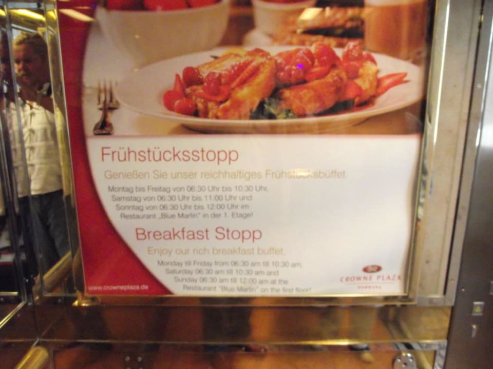 Lift Crowne Plaza ® Hamburg - City Alster