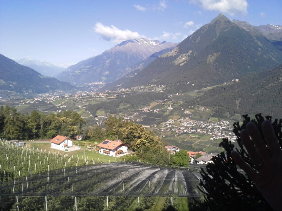 Blick aus Fenster Pension Hahnenkamm