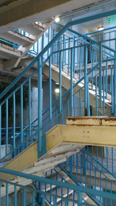 Verrostet und alt Hotel Tulipan