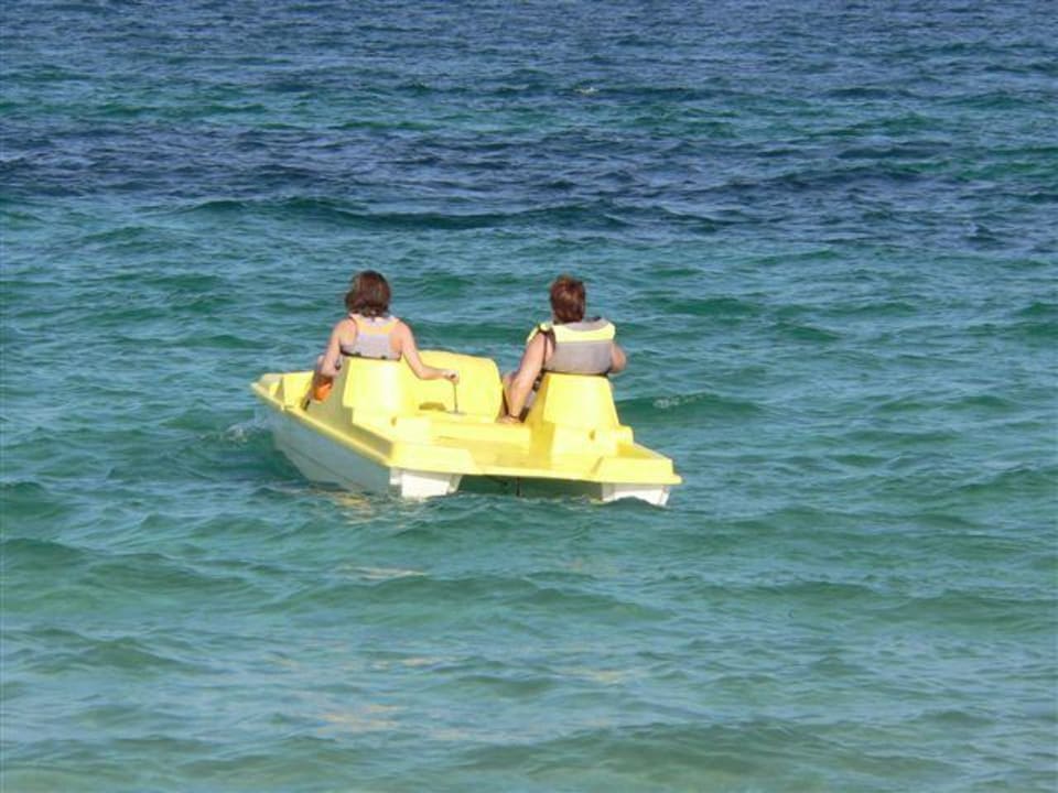 Tretboot fahren El Mouradi Club Kantaoui