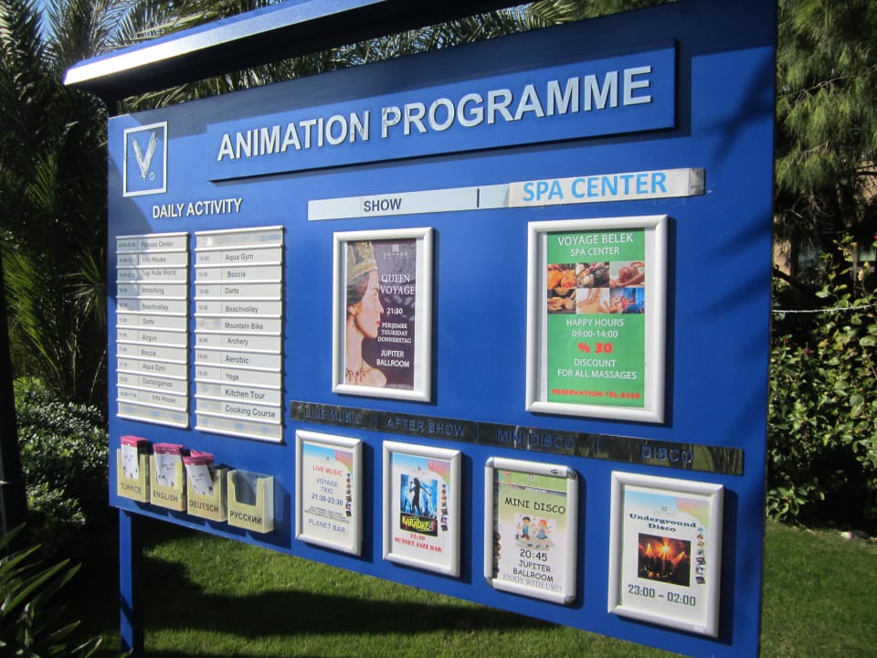 Hier der Plan Voyage Belek Golf & Spa
