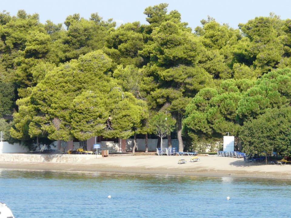 Plaża hotelu Negroponte Hotel Negroponte Resort Eretria