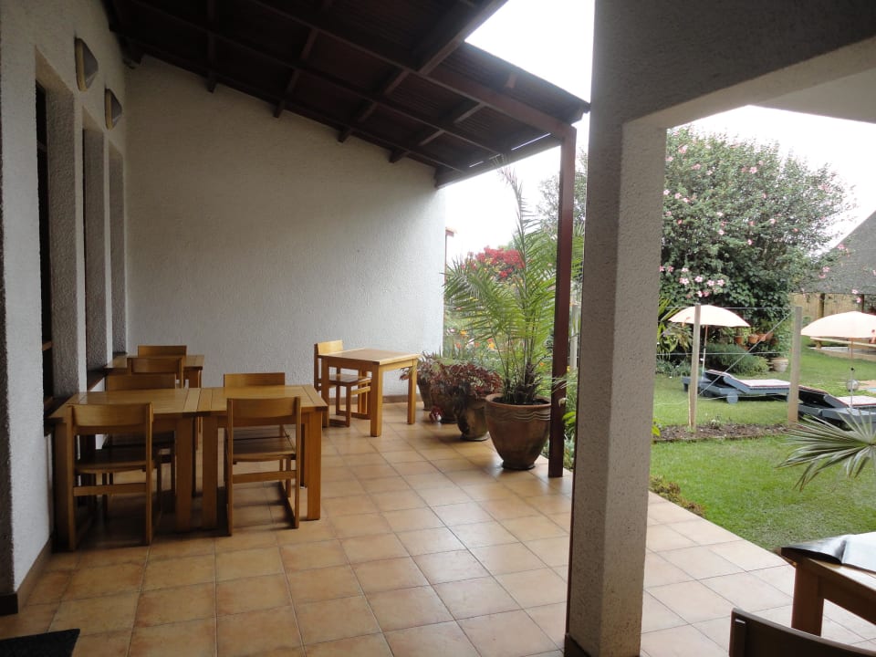 Frühstücksterrasse Hotel Garni du Centre