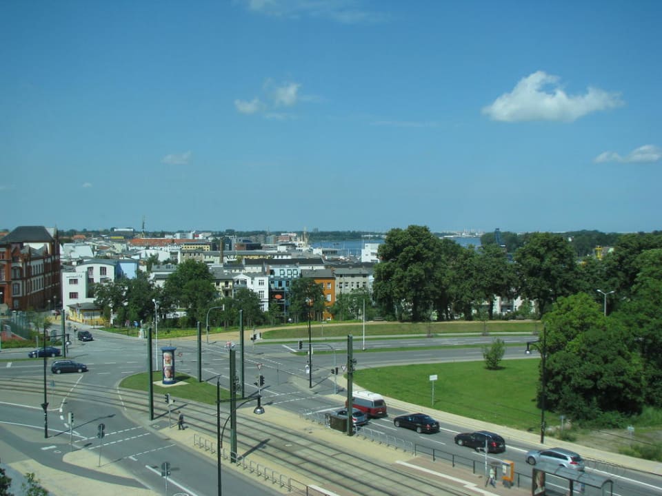 Blick aus dem Zimmer ScanHotels City Rostock