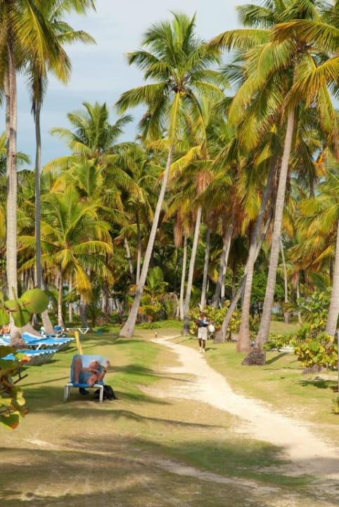 Strand Fußweg Wyndham Alltra Samana