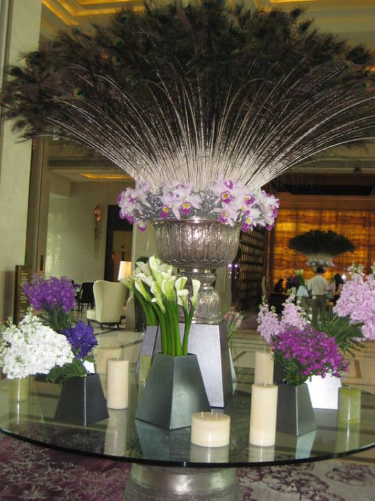 Wunderschöne Blütenpracht  Siam Kempinski Hotel Bangkok