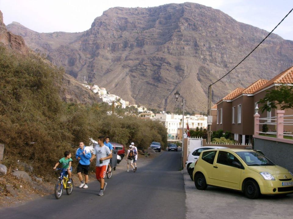 Vor dem Hotel Hotel Los Tarajales