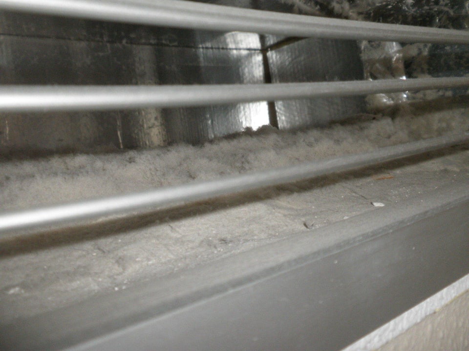 Sehr viel Dreck in der Lüftungsanlage GF FANABE