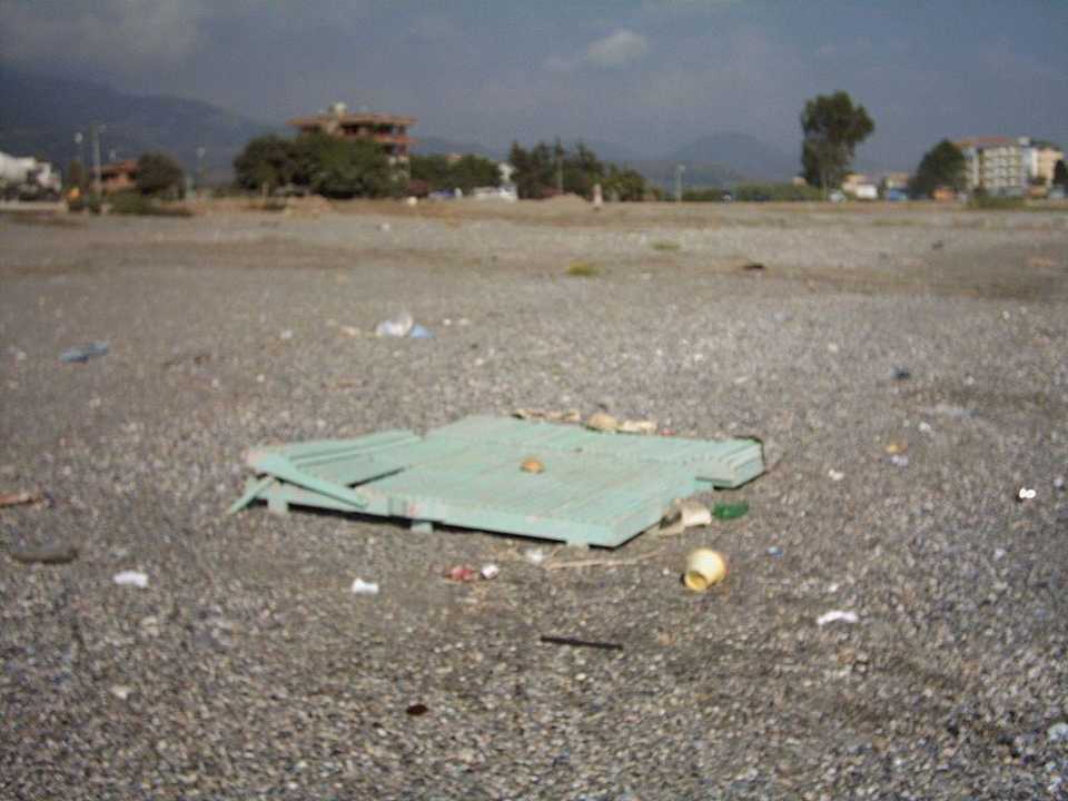 Der restliche, nicht hoteleigene Strand Sunshine