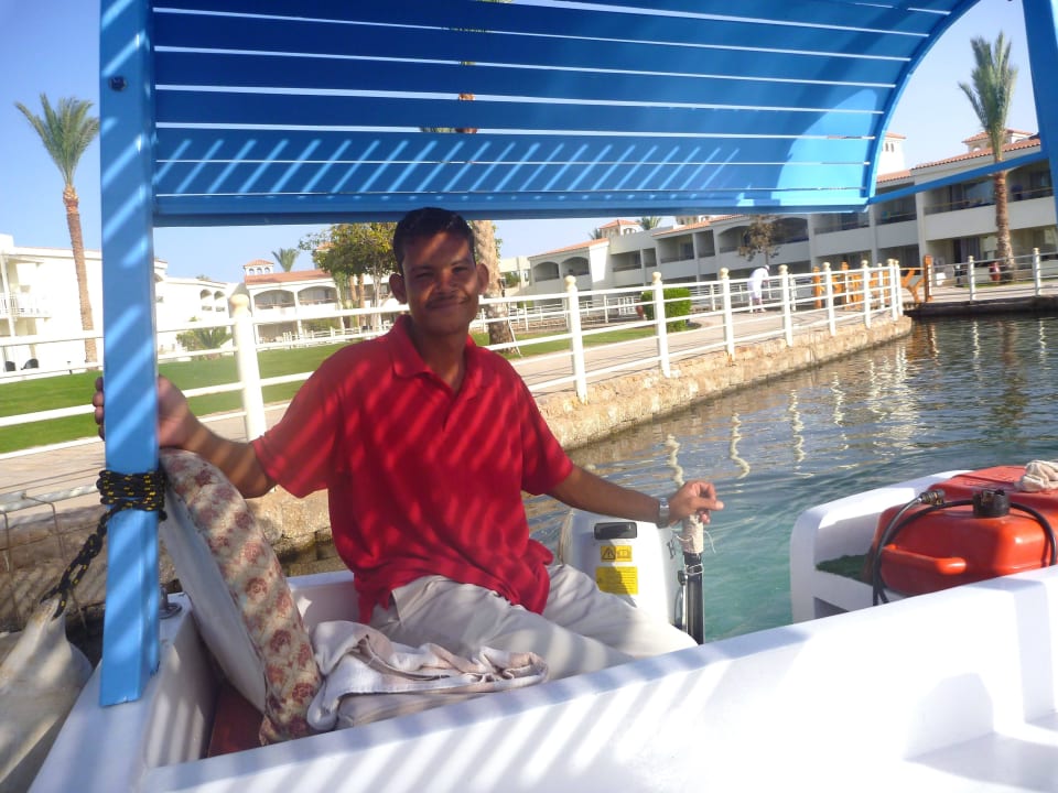 Fahrt mit dem Motorboot auf der Lagune Pickalbatros Dana Beach Resort - Hurghada