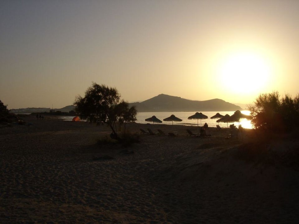 Abendstimmung am Agios Georgios Strand Naxos Resort Beach Hotel