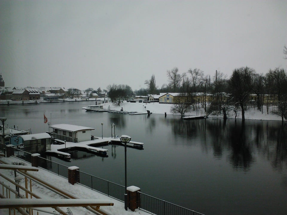 Winter in Havelberg Hotel am Hafen Havelberg Haida