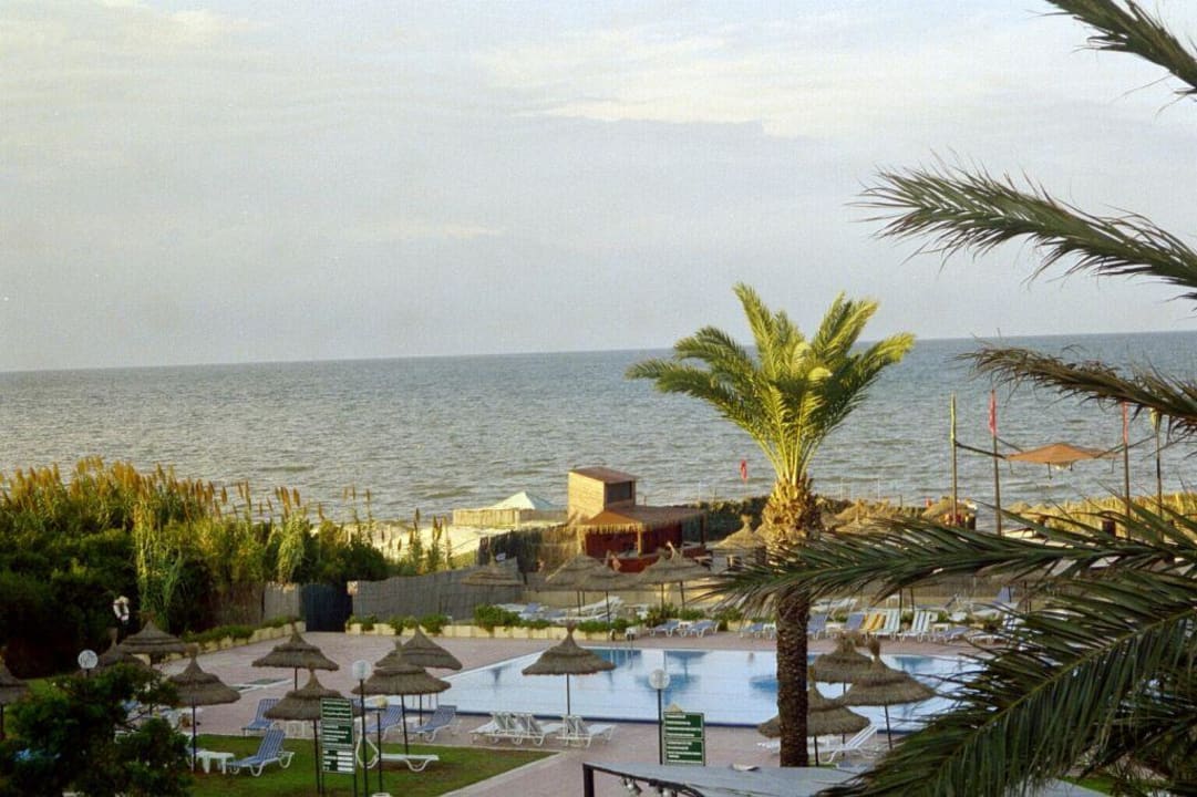 Blick vom Balkon Hotel Neptunia Skanes